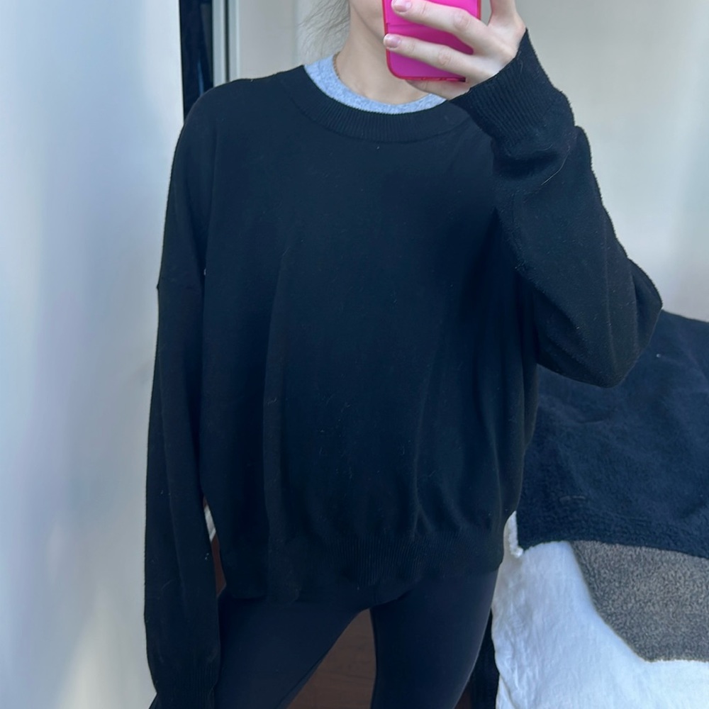 Black Knit Sweater